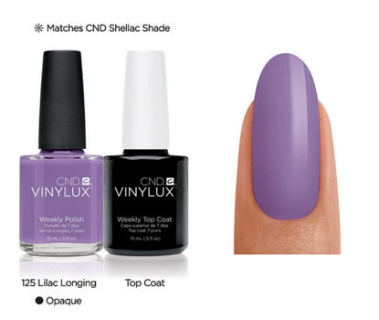 CND Vinylux Lilac Longing #125 €12