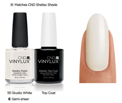 CND Vinylux Studio White #151 €12