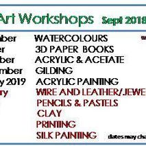 September 2018- July 2019 Class - Monthly Workshops