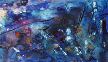 Winter's Eve Winter Acrylic Painting