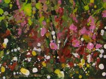 Hedgerow Hedgerow acrylic painting