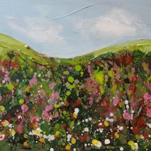 Hedgerow Hedgerow acrylic painting