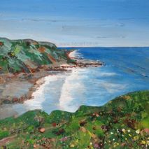 Overlooking Duckpool, Cornwall