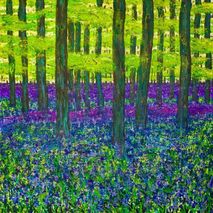 Bluebell Wood Giclee Print