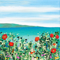 Flower Path to the Sea Print Becca Clegg Flower Path to the Sea