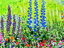 Frimley Park Hospital NHS Foundation Trust Triptych in Ward F14 card - detail Painting 4