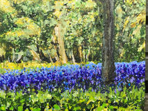 In The Shadows: Leith Hill card bluebells spring Becca Clegg Leith Hill Place