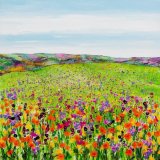 Field with Orange Poppies Giclee Print