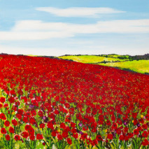 Poppies on the Hill Giclee Print