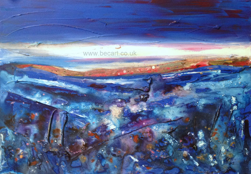 Winter Acrylic Painting