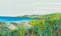 Woolacombe Beach Print Woolacombe beach becca clegg sea view coast