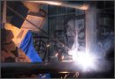 Projected Image First: The Welder
