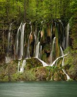 Waterfall, Plitvice Lakes, Croatia