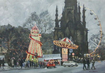 Winter Fair, Princes Street, Edinburgh,