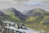 Ennerdale and Pillar from Green Gable, the Lake District