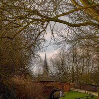 Chesterfield Canal and Crooked Spire