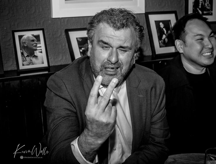 Jon McClure from Reverend and the Makers Rock n Roll Circus press event Fagins Sheffield 2025