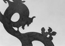 Ornament (2017) graphite powder 29.7cm x 42cm