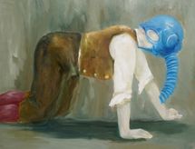 The Transmigration of a Soul (2020) 100cm x 140cm oil on jute
