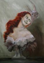 What Shall We Do Tomorrow? (after Carpeaux) 122cm x 91cm (2019) oil on jute