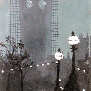 Big Ben gouache