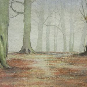 Virginia Water watercolour