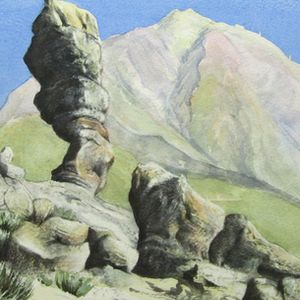 Mount Tiede watercolour