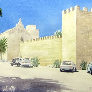 Alcudia watercolour