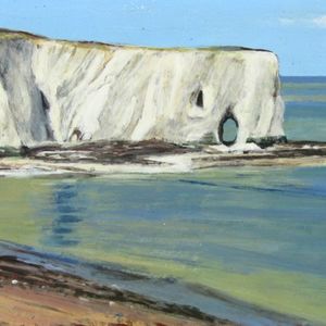 Dumpton Bay acrylic on board