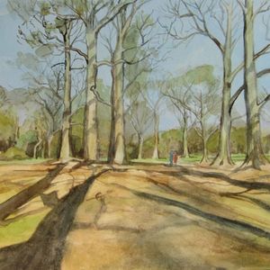 Bush Park watercolour