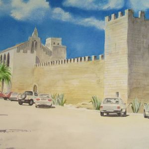Alcudia watercolour