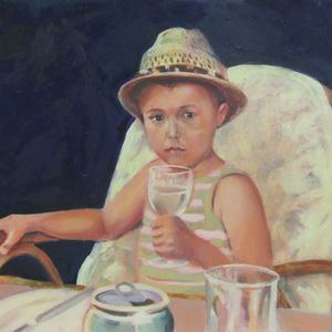 Dylan oil on board