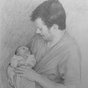 Steve and Erin pencil