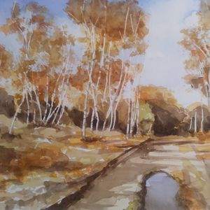 Chobham common watercolour