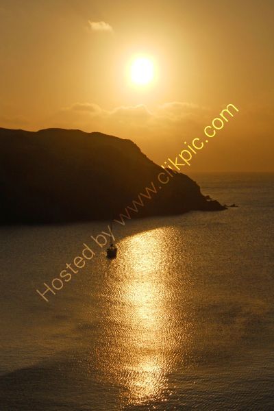 Golden Sunset Reflection