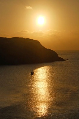 Golden Sunset Reflection