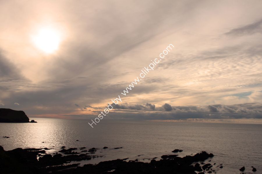 Winter Sun over the Sea