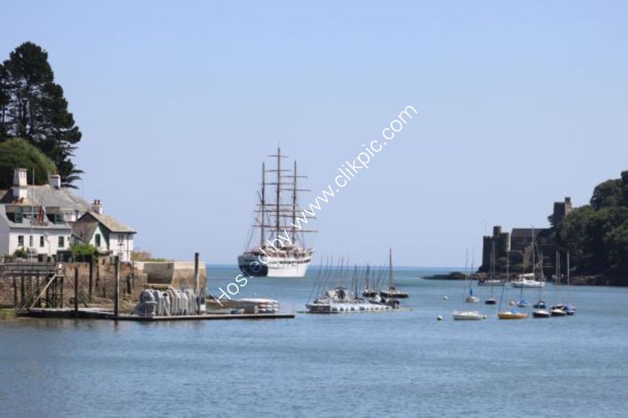 Sailing Ship on the Dart Estuary