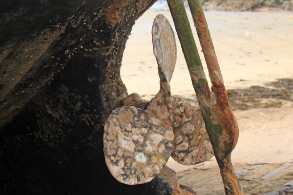 Rusty Propeller on the Beach