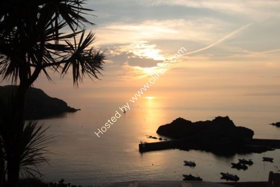 Sunset over the Cove