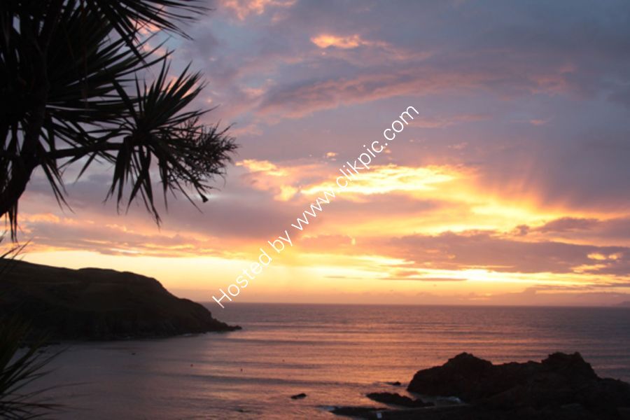 Dramatic Sunset over the Cove