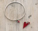 Heart - Bangle & Two Heart Pendant