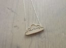 Silver Lining Cloud Pendant