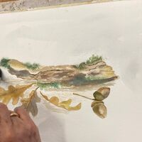 Painting underway...