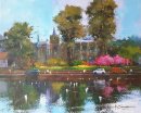 Spring in Carshalton (Acrylic) 13x16"