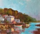 Lerryn Morning (Acrylic) 13.5x16"