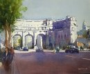 Admiralty Arch (Watercolour) 13.5x16"