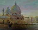 First Light, Santa Maria (Watercolour) 13x17"