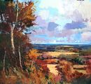 Autumn Colours, Box Hill (Acrylic) 44x50cm