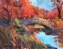 Fall in Central Park (Acrylic) 33x41cm